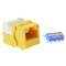 Bestlink Netware CAT6 Tool Less Keystone Jack- Yellow 101707YW - alternate 1